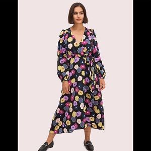 Kate Spade Winter Garden Wrap Dress